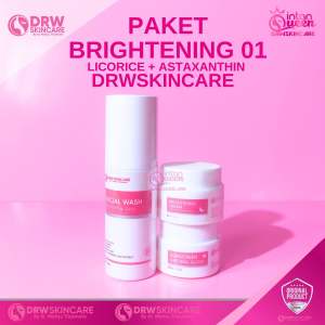 Drw Skincare Paket Brightening 01 02 03 Untuk Flek Hitam Dan Pencerah Wajah