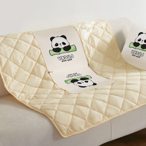Khăn Trải Giường Cotton Hoạt Hình Dùng Cho Phòng Khách Siesta Văn Phòng Máy Lạnh Ô Tô Mùa Hè Chất Liệu Polyester Hình Vuông