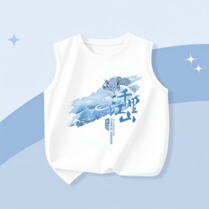 JS | Summer Thin Pure Cotton Childrens Sleeveless Vest