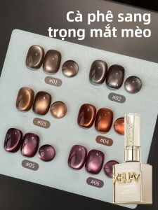 Bộ Sơn Gel Móng Mắt Mèo Cao Cấp 15ml 6 Màu Có Thể Tẩy Sạch Bằng Đèn UV/LED Bộ Dụng Cụ Làm Móng Nghệ Thuật Mắt Mèo Đồ Dùng Làm Móng Nghệ Thuật