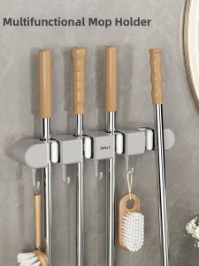 XUNHUAI | Waterproof No-drilling Multi-functional Broom and Mop Holder