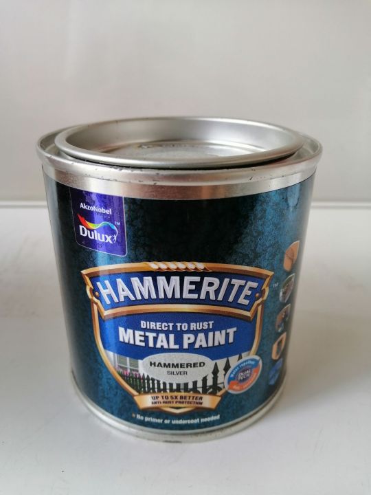 Dulux Hammerite Direct to Rust hammered metal paint/cat besi
