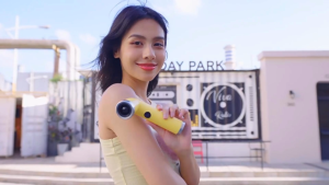 Handheld Fan Portable 100 Level Speed Digital Display Strong Wind Handheld Air Cooler