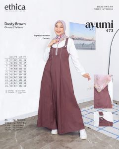 Gamis Overall Ethica Terbaru Model Ayumi 473