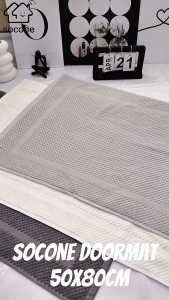 Socone 50×80cm Premium Woven Luxury Bathroom Mat Super Absorbent Quick-Drying and Non-Slip Mat