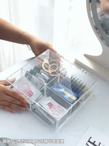 Transparent Storage Box Freeze Dried Powder Container Cover Dustproof Serum Organizer