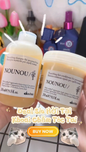 Combo bộ sản phẩm Nounou Davines chăm sóc tóc hư tổn 1000mlx3 <TXBK>