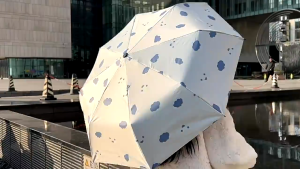 MilkSmall Fresh fully automatic/manual umbrella for women sunny or rainy sun protection and anti-UVumbrella