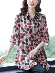 QIAOXIZI | Fashionable Long Sleeve Womens Maxi Blouse