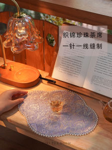 ผ้าคลุมโต๊ะชาสไตล์จีนระดับไฮเอนด์ ผ้ากันร้อน ผ้ากันเปียก ผ้าปูโต๊ะ ผ้าคลุมพิธีชาแบบแห้ง ผ้าปูโต๊ะสำหรับเครื่องมือชา