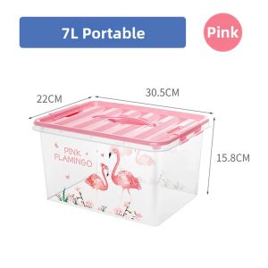 Jeko&Jeko | Transparent Plastic Storage Box with Lid