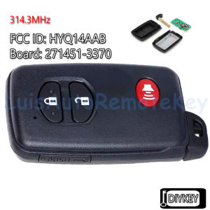 Smart Remote Key Fob 314.3MHz for Toyota Avalon Camry 2007 2008 2009 2010 Corolla 2011 2012 2013 2014 271451-3370 E HYQ14AAB