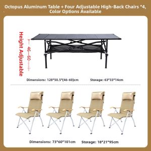 AREFFA | Portable Folding Chair with High Back Adjustable Positioning