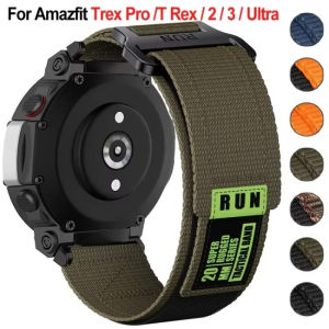 Nylon Strap For Amazfit T-rex 3 2 Ultra Watch Band For Huami Amazfit Trex Pro T Rex  Sport Belt Smartwatch Bracelet Accessories