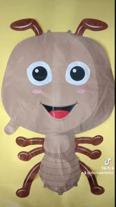 Balon SEMUT BELALANG CICAK LEBAH / Balon Foil Hewan Binatang