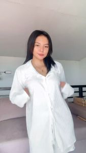SC129 Cotton Bark Stretchable Oversized Polo Long sleeves and Shorts with pockets Coords Set