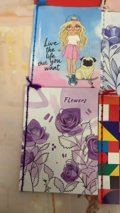 Spiral & Yarn Notebooks Random Mix Stylish Composition Notebooks Stationery for School Students