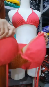 BI03 Bikini Bra ikat / Baju renang ada spon Celana Boxer