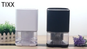 TIXX Portable Dehumidifier For Room 1L Visual Water Tank 7 LED Lights For Home/Office/Bedroom Sleep Mode Ultra-Quiet