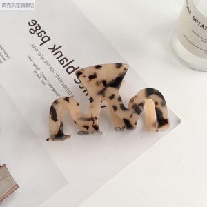 Ornament New Korean Style Acetate Hair Accessories Girls Hairpin Wandering Shape Cut Out Hair Jaw Clip Female Medium Size Easiest for Match
