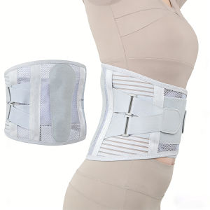 1PCS Back Brace for Lower Back Pain Lumbar Support Herniated Disc Sciatica Arthritis – Adjustable Breathable Design for Men