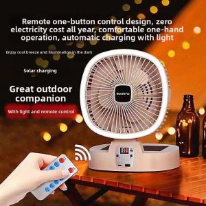 Solar Powered Air Circulation Fan