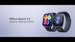 MiBro C3 | Smartwatch | 1.83" Full HD Screen | 70 Sports Mode | Dual Core 2 in 1 Chipset | Stress Monitoring | 2ATM Waterproof
