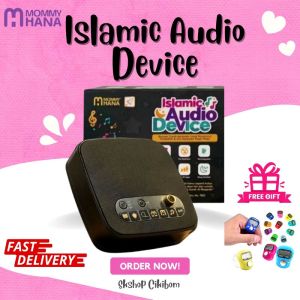 MOMMYHANA Islamic Audio Devices Black | Radio Bacaan Zikir / White Noise