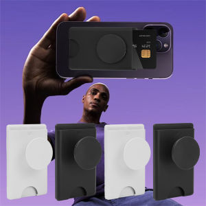 Magnetic Folding Wallet Card Grip Holder Phone Stand for Magsafe IPhone 14 15 Pro Macsafe Expanding Socket Pocket Finger Bracket