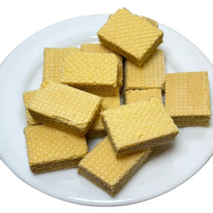 Sugar-Free White Cloud Bean Chia Seed Wafer Protein Bar Energy Snack Breakfast Satisfying Fullness Low Calorie Biscuit