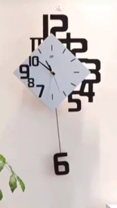 SUPERSS Elegant Modern Luxury Art Wall Clock Home Decor For Living Room & Bedroom