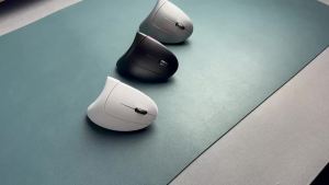 HXSJ | HXSJ T22Vertical Ergonomic Wireless MouseBluetooth+2.4G USB Dual ModeLong 2-Month BatteryComfort Palm GripWide Compatibility
