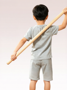 FABX | Shoulder Neck Exercising Body Alignment Wooden Fitness Rod
