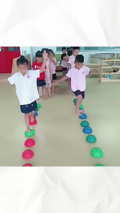 【COD 】5 Warna Balance Yoga Ball /Half Inflatable Pijat Aman Anak Mainan Terapi Sensori Keseimbangan Ball Muscle Relax Body