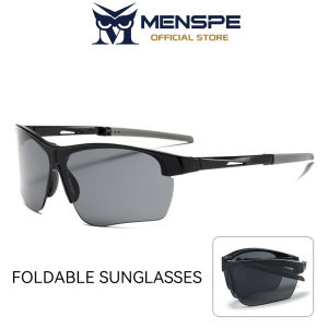 MENSPE Mens Driving Sunglasses Foldable Sunglasses Fashion Cycling Sunglasses UV Resistant Foldable Summer Sunglasses Outdoor Traveling Climbing Walking Shopping Driving Sunglasses