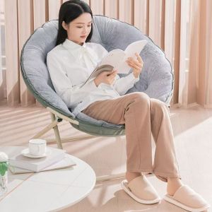 Ditto Folding Chair Moon Style for Adult Modern Sofa Single lazy sofa Portable Folding Chair Outdoor foldable chair