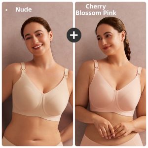 JoynCleon | Soft Support Anti-Sagging Side Smoothing Plus Size Maternity Nursing Bra