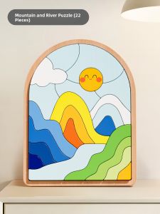 XIAOWANDOU | Wooden Puzzle Blocks for Cognitive Development 3-6 Years Old