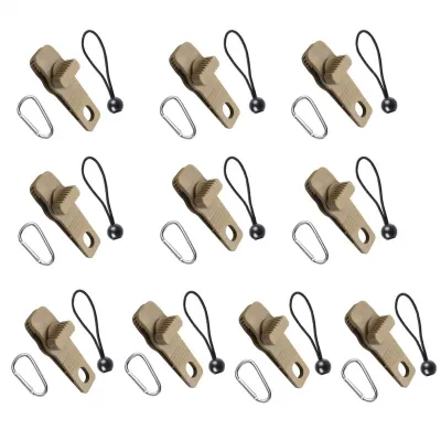 OKOutdoor | Car Camping Tent Tarp Suction Fixing Windproof Nylon Plastic Clips Set