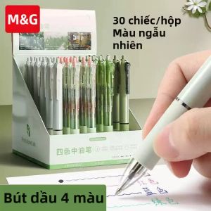 M&G | Bút Bi Bốn Màu M&G Bút Dạ Quang Nhiều Màu Bút Ký Dầu Dành Cho Học Sinh & Văn Phòng Dùng Cho Sổ Tay Ngòi 0.5mm