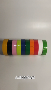 Lakban Plastik warna-warni 1 inch