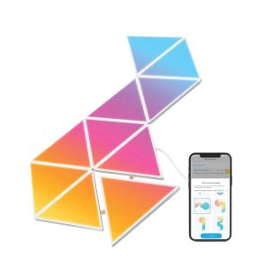 goSmart Asia Govee Glide Triangle - 10Pcs Light Panels Gaming Light Smart Light Wall Light Lampu Dinding Lampu Gaming