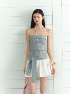 La lune Du ciel | Đầm Ngắn Ống Cotton Ngọt Ngào & Vui Nhộn Đồ Mùa Hè