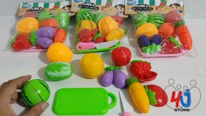 Mainan Anak Aneka Buah Sayur Potong