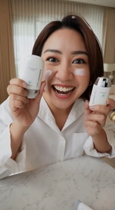 ซื้อ 1 แถม 1 ครีมกันแดดนมวัว  spf50++ GINBI มีคุณสมบัติของไพรเมอร์ ป้องกันรังสียูวี นุ่มลื่นทาง่าย กันน้ำ กันเหงื่อ ลดความหมองคล้ำ ผิวขาว ชุ่มชื้น