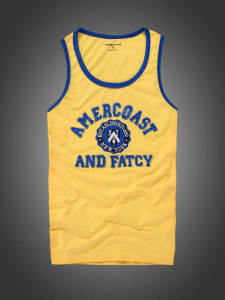 Áo Ba Lỗ AF Bờ Biển Châu Mỹ Áo Phông Không Tay Thanh Niên Thương Hiệu Sành Điệu Cổ Tròn Tôn Dáng Cotton Thể Thao Mùa Hè Cho Nam Áo Tập Gym