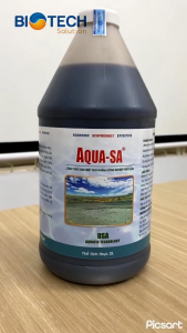 Aqua SA Vi sinh xử lý bùn đáy ao tảo lam tảo sợi chất thải của tôm cá chai 2 lít