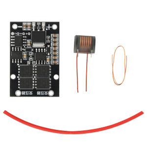 DC 6-15V ถึง AC 10kV-25kV เครื่องกำเนิดไฟฟ้าแรงดันสูงโมดูลจุดระเบิด MOS ป้องกันความร้อนสูงเกินไป 70W อัตโนมัติอาร์คการเริ่มต้นหม้อแปลงไฟฟ้า
