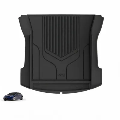 3W | Universal TPE Floor Mat For Right-hand Drive Tesla Model Y Model 3