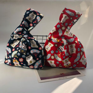 [SG Seller] Japanese Knot Bag | Cute Trendy Bag | Wrist Bag
